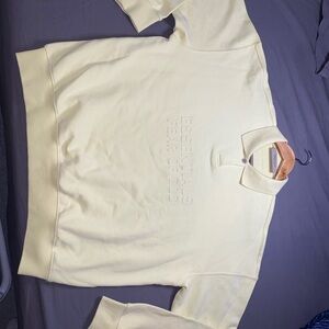 Fear of God Essentials Cream Collared Pullover